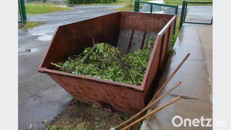 An der bisherigen Grüngutabnahmestelle beim Gemeindebauhof kann Material heuer noch kostenlos abgegeben werden. Zugänglich ist sie samstags von 16 bis 17 Uhr. Bild: jr