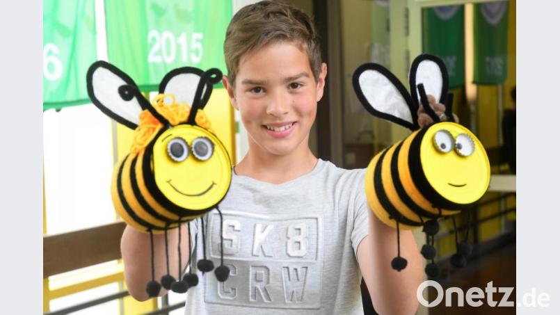 Matteo Böhm aus der Klasse 7a hat den ersten Platz gemacht. Bild: Gabi Schönberger