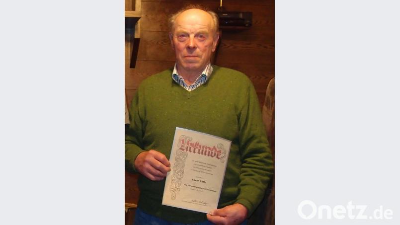 Mit zahlreichen Ehrungen wurde Xaver Kölbl ausgezeichnet. Archivbild: gi