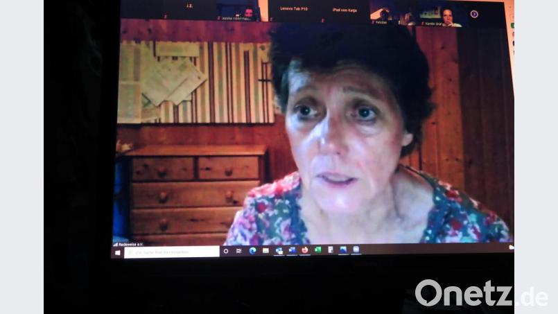 „Zeigen Sie dem Partner ihre Bereitschaft zur Versöhnung“, riet Martina Lösel den Paaren bei ihrem Online-Vortrag. Screenshot: jzk