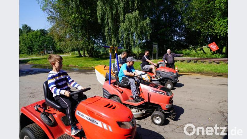 Start beim Rasenmäherrennen Bild: fvo