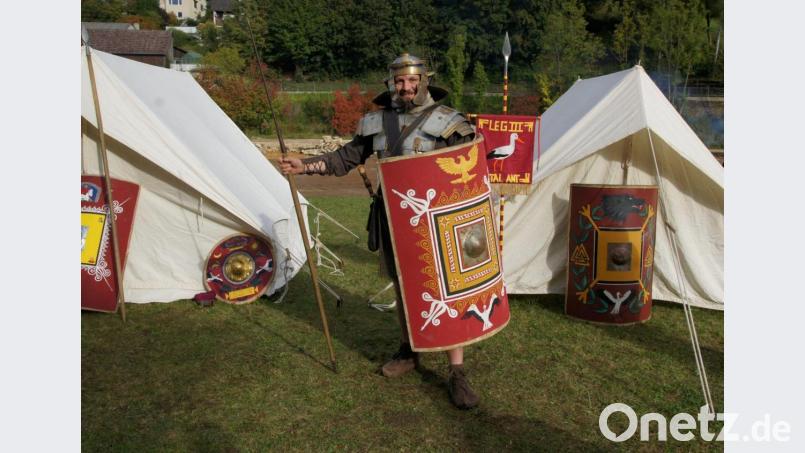 Römer-Darstellungen sind am Sonntag, 11. Juli, in Theuern zu sehen. Bild: Kulturschloss Theuern/exb