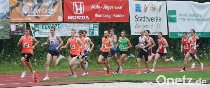 Auch beim zweiten Teil des Neustädter Läufermeetings am Sonntag lieferten die Athleten trotz miserablen Wetters gute Zeiten ab. Bild: Laura Wiesent
