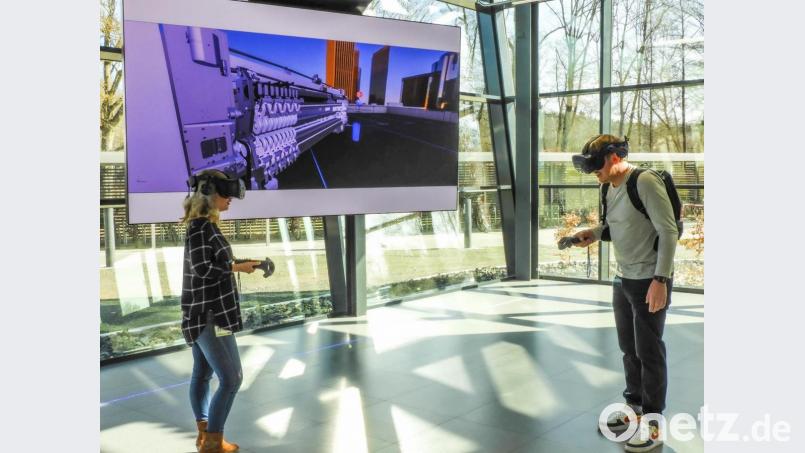 VR-Brillen schaffen im Holodeck des Future Labs eine eigene Erlebniswelt Bild: Gmeiner/Luce-Stiftung