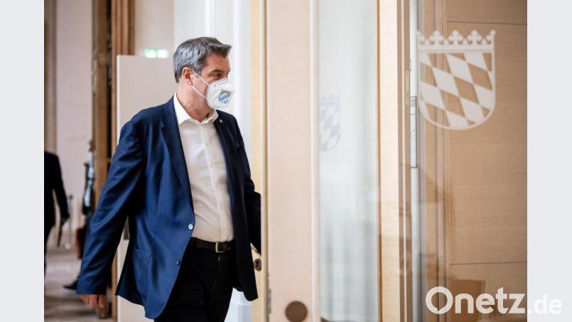 Markus Söder (CSU) kommt in den Bayerischen Landtag. Foto: Matthias Balk/dpa Bild: Matthias Balk