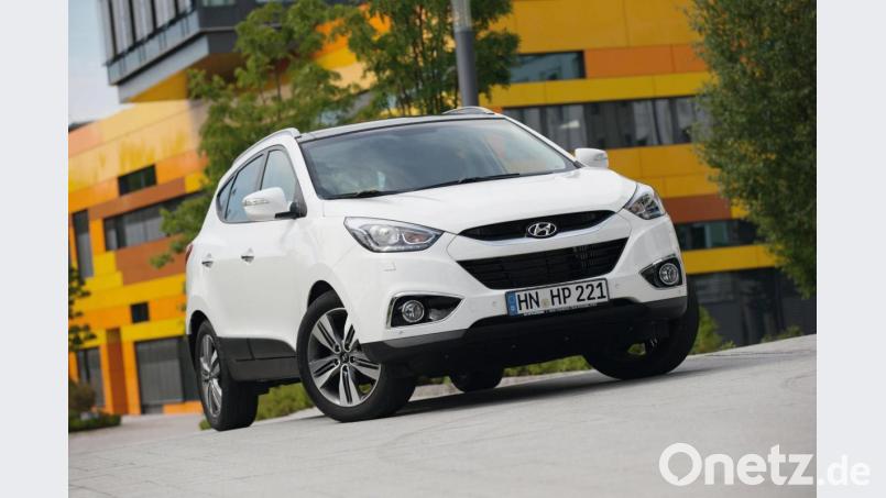 Zurück zu den Wurzeln: Den Nachfolger vom Tucson bot Hyundai hierzulande als ix35 an, nur um das kompakte SUV ab 2015 wieder als Tucson zu verkaufen. Bild: Hyundai/dpa