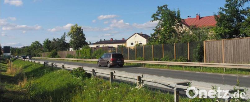 Ein &quot;leidiges Thema&quot; ist der Lärmschutz an der Umgehung. Nachdem der Verkehr zugenommen hat, fordern die Anwohner Verbesserungen. Die Stadt kann sich auch ein Tempolimit auf 80 Stundenkilometer vorstellen. Bild: ws