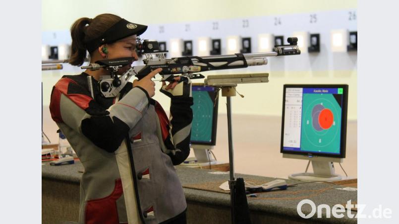 Maria Kausler von Einigkeit Hubertus Kastl beim nationalen Wettkampf in Leistungszentrum Pfreimd Bild: dl