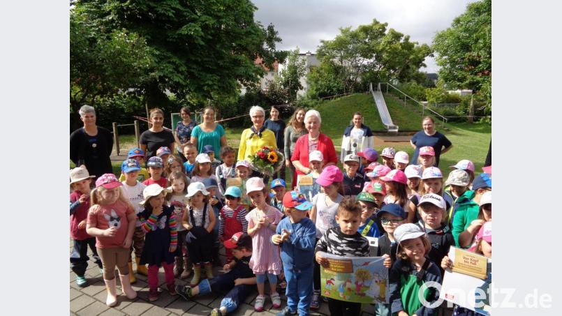 Die Festwoche wird eröffnet. Bild: AWO-Kindergarten Kunterbunt