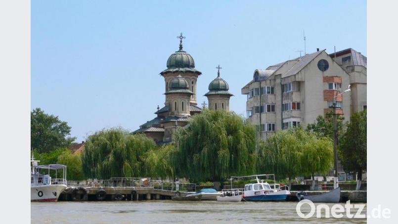 Die orthodoxe Kathedrale in Sulina wirkt in heutigen Tagen doch eher wuchtig. Bild: Francoise Hauser/dpa