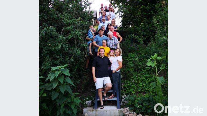 Die Bewohner von Hennensteig und Kesselweg sind stolz auf ihre Treppe. Bild: Caroline Kriegseis/exb