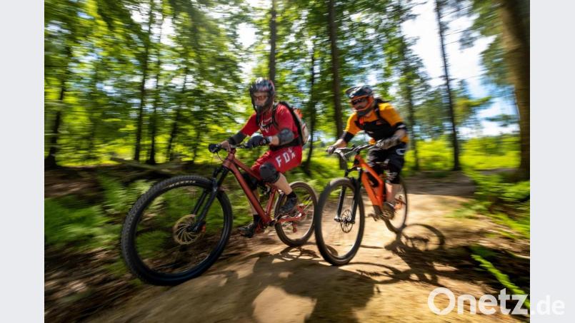 Mountainbiken ist im Trend. Das Naturparkland Oberpfälzer Wald soll Trails erhalten. Symbolbild: Peter Steffen