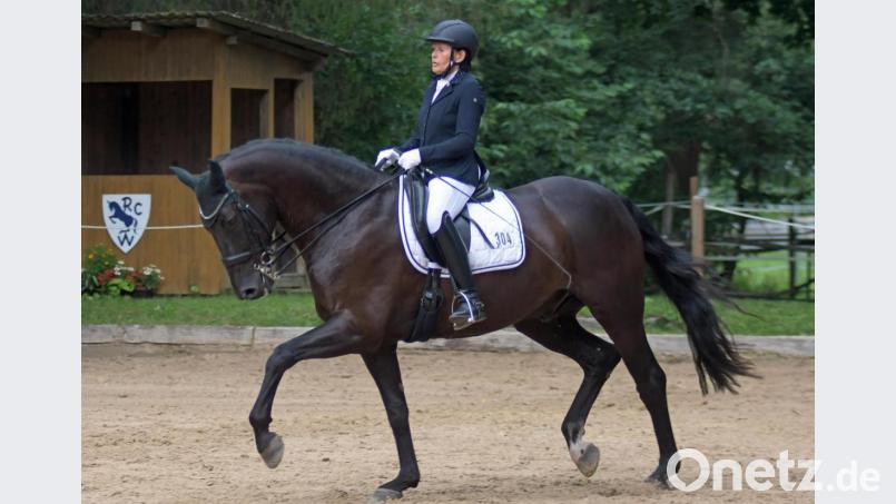 Maria Putz und ihr "Ferryman" waren im Dressurviereck nicht zu schlagen. Bild: otr