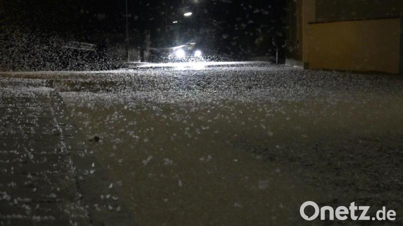 Zentimeterhoch liegen in Diesenbach die toten Eintagsfliegen auf dem Boden. Archivbild: Alexander Auer
