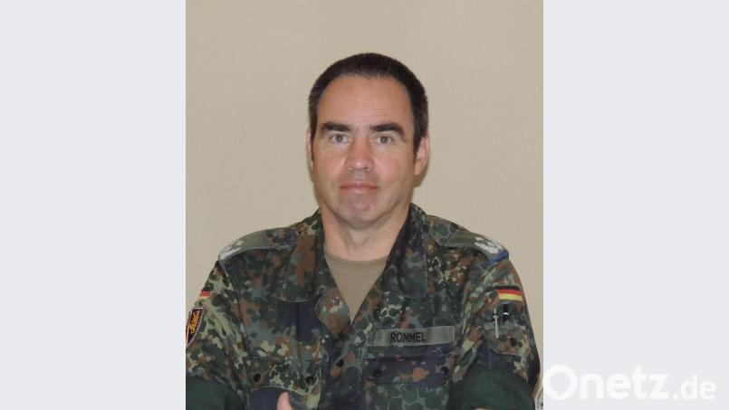 Oberstleutnant Florian Rommel. Bild: mor