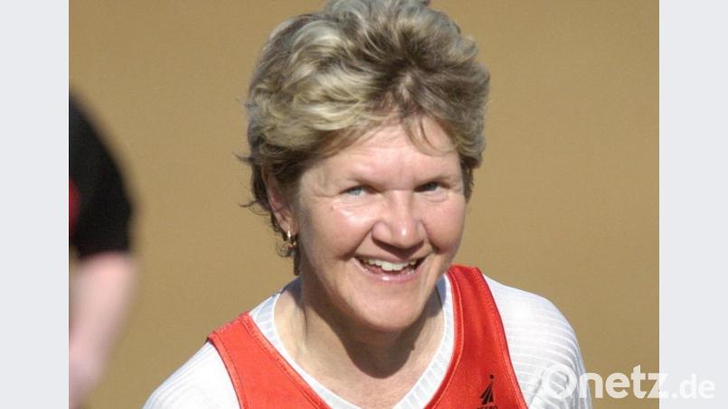 Petra Stammler in ihrem Element beim Landkreislauf. Bild: ref