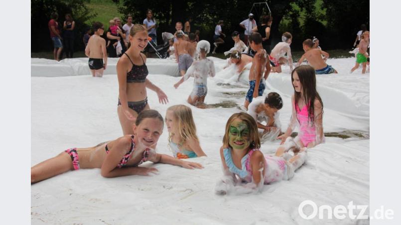 Viel Spaß verspricht auch das diesjährige Ferienprogramm der Marktgemeinde Mähring, wenngleich es in diesem Jahr keine Schaumparty geben wird. Archivbild: kro