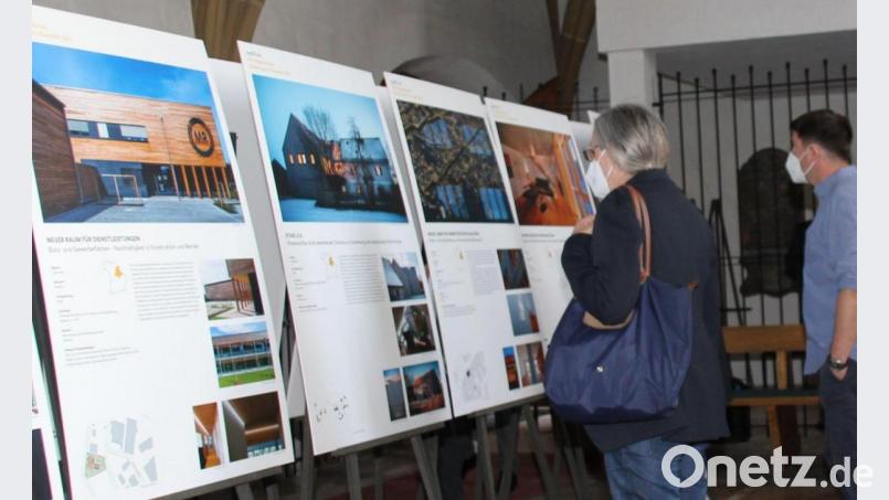Preisgekrönte Architektur ist momentan Thema einer Ausstellung in der Spitalkirche in Amberg. Bild: ads