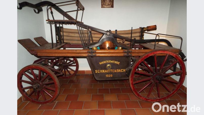 Katastrophenschutz anno 1926 in der Marktgemeinde Schnaittenbach, ausgestellt im FFW- Gerätehaus Schnaittenbach. Bild: e