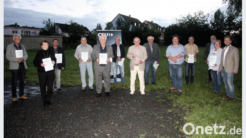 Dank sagte die CSU Wiesau langjährigen Mitgliedern. Bild: wro