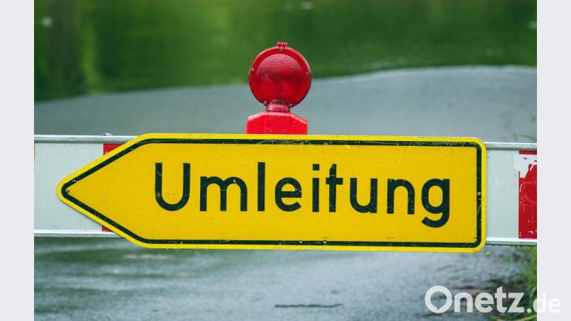 Die B22 ist ab 2. August für mindestens vier Wochen gesperrt. Bild: David Ebener/dpa