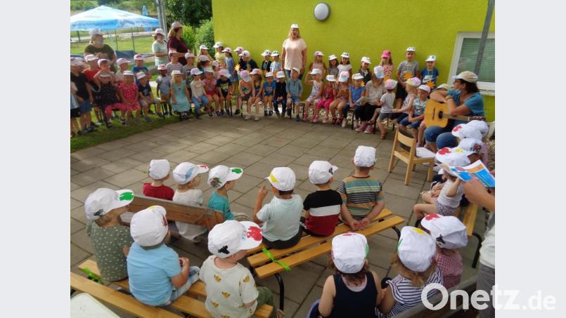 Käppies dominieren beim Sommerfest 2021 der Kita Waldthurn Bild: fvo