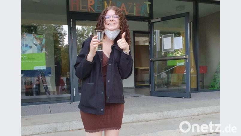 Hannah Krückeberg (beste M10-Schülerin an der Montessorischule). Bild: Conny Wrobel/exb