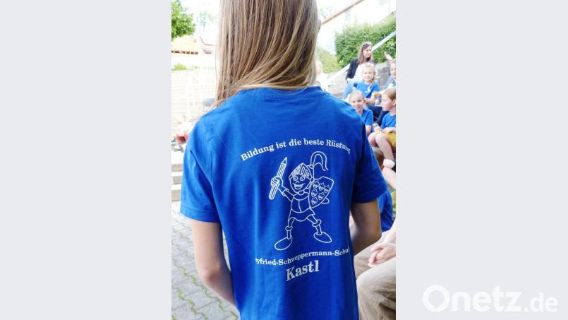 Das Kastler Schul-Shirt: eine Erinnerung an den Tapferen Feldhauptmann Seyfried Schweppermann. Bild: jp