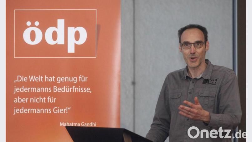 Sönke Siebold bewirbt sich für die ÖDP um das Bundestagdirektmandat im Wahlkreis Schwandorf. Bild: Hirsch
