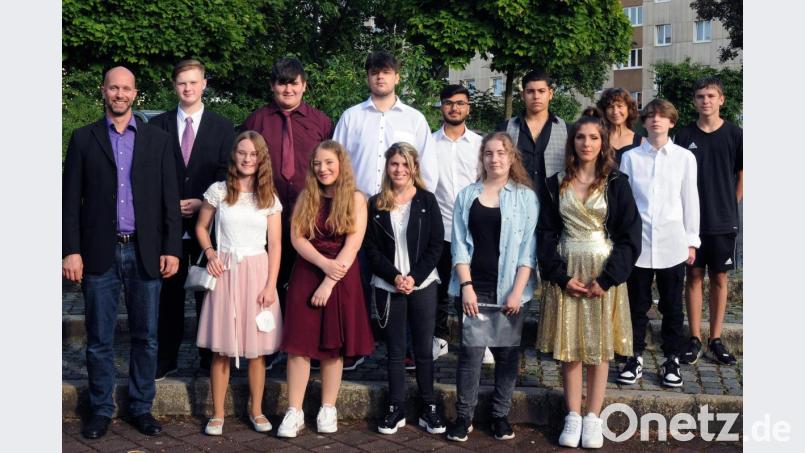 Die Entlassschüler der Willmannschule bei ihrer Abschlussfeier. Bild: Stephan Huber