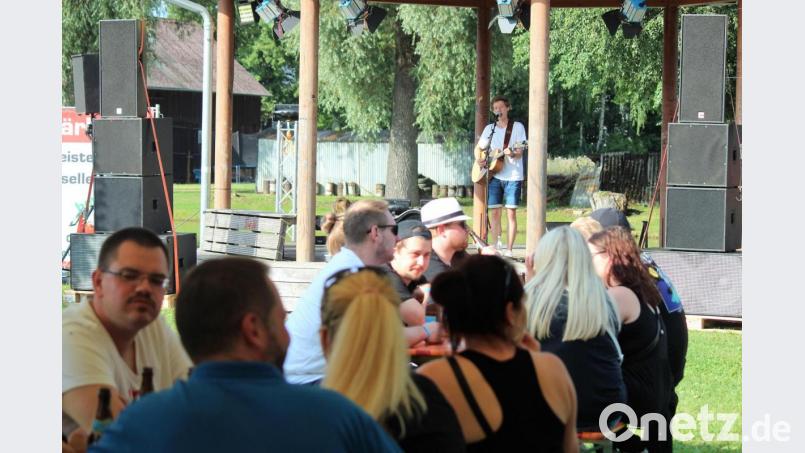 Ein Musiker am Songwriter-Abend war Michael Lex aus Regensburg. Bild: stg