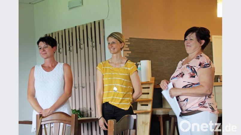 Sie spielen wichtige Rollen bei der Gymnastikabteilung: Die bis vor wenigen Wochen als Abteilungsleiterin fungierende Sonja Wifling, die stellvertretende Spartenchefin Christine Baumer und die derzeit amtierende Abteilungsleiterin Claudia Weigert (von links). Bild: Houschka