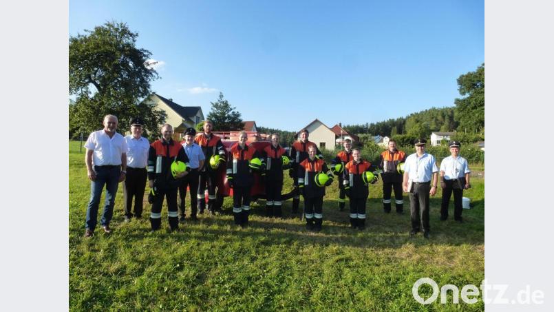 Die Löschgruppe der Trippacher Wehr konnte zufrieden sein mit ihrer Leistung. Bild: bk
