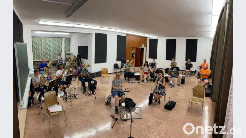 Nach über einem Jahr Pause freuen sich die Musiker der Stadtkapelle auf gemeinsames Proben sowie Musizieren vor Publikum. Bild: Stadtkapelle Kemnath/exb