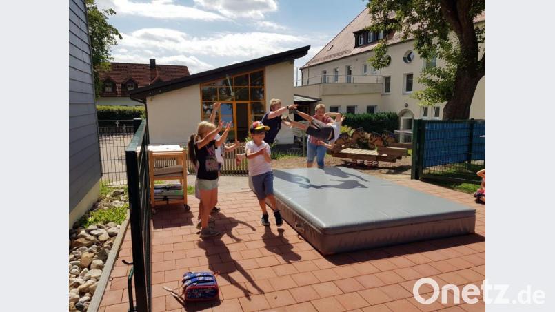 Der Rauswurf vom Kindergarten in Richtung Schule kam bei den Kindern sehr gut an. Bild: gz