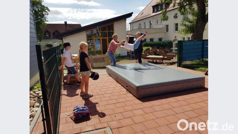 Den schwungvollen Abgang werden die Kinder in ihrem Leben sicherlich nicht vergessen. Bild: gz
