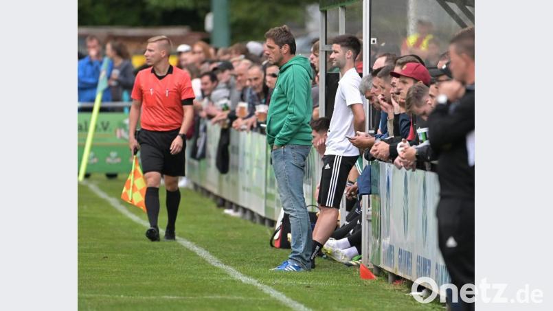 Trainer Michael Hutzler (links) und Co-Trainer Maximilian Reichenauer. Archivbild: ref