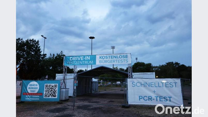 Ein Drive-In Corona Testzentrum. Symbolbild: Oliver Berg