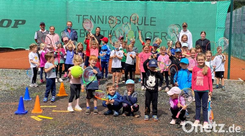2 tolle Tennistage erlebten 40 Kinder beim Tenniscamp in Irchenrieth. Bild: fz