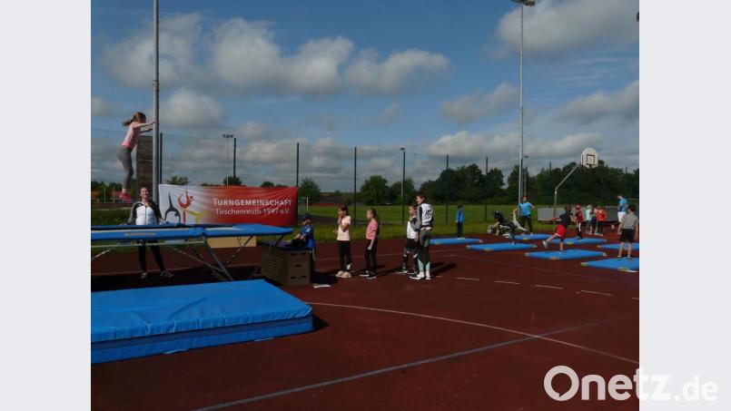 Die TG hatte für die Kinder beim Ferienprogramm eine Turn-Olympiade organisiert. Bild: Julia Ritter/exb