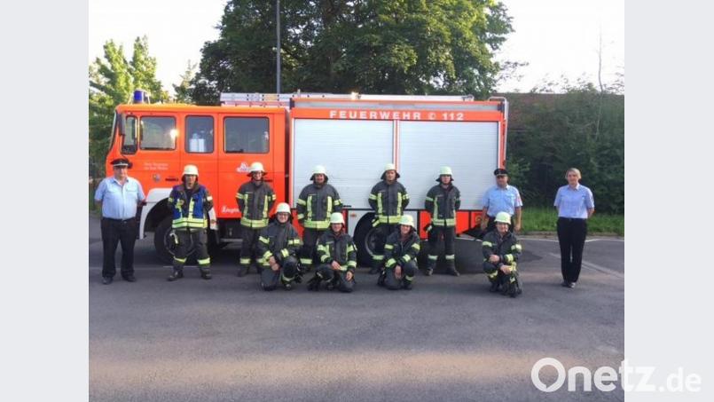 Leistungsabzeichen der Feuerwehr Weiden Bild: Richard Schieder/exb