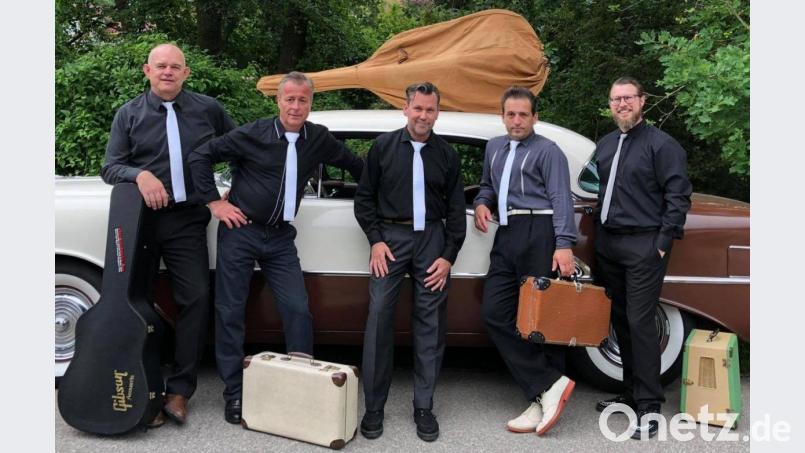 Die „Blue Moon Boys“ spielen in Burglengenfeld. Bild: Michaela Schober/exb