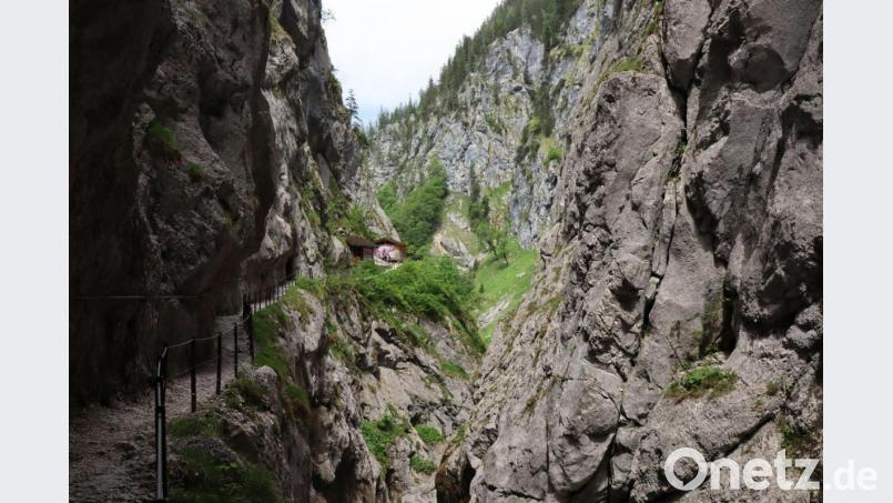 Eine Flutwelle im Höllentalklamm löst einen Großeinsatz aus. Archivbild: Verena Wolff/dpa