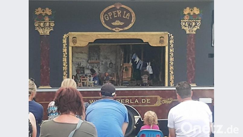 Das "Operla Bayreuth" gastierte auf dem Goetz-Areal in Brand und zog über 60 Besucher an. Bild: ld