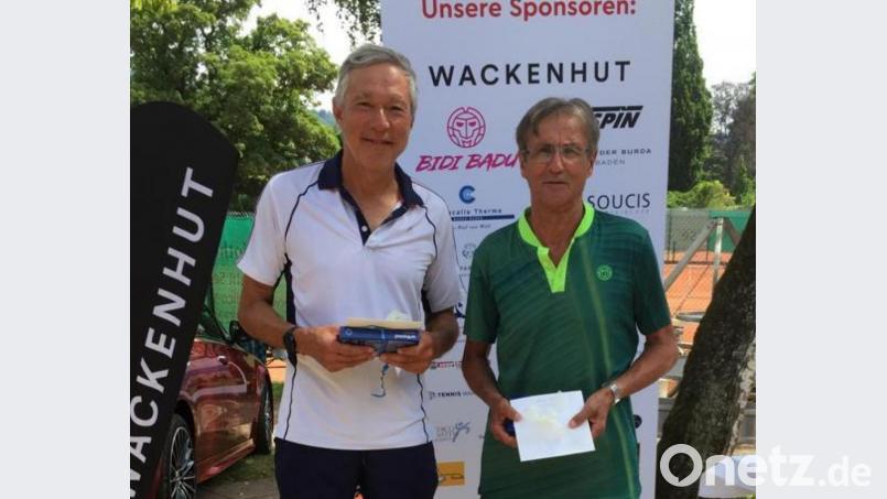 Fred Böckl (rechts) gewann einmal mehr weitere Turniere. Im Endspiel von Baden-Baden bezwang er den Niederländer Rolf Thung (links). Bild: pmö