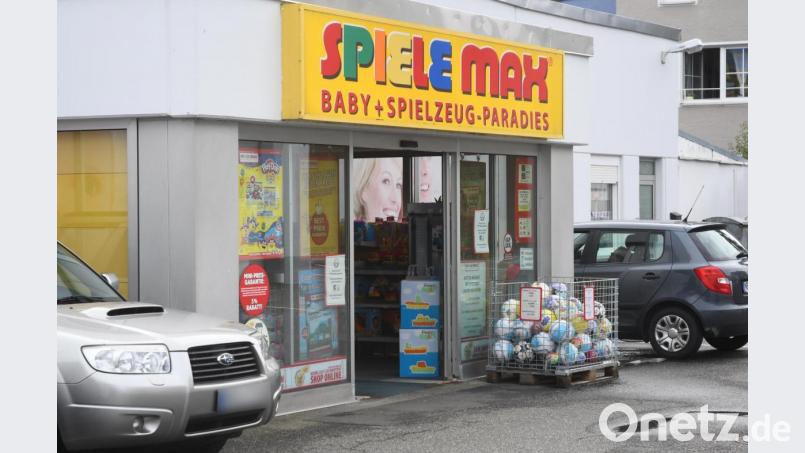 Die Spiele-Max-Filiale in Weiden ist die einzige noch geöffnete in der Oberpfalz. Das Unternehmen hat Insolvenz angemeldet. Bild: Gabi Schönberger