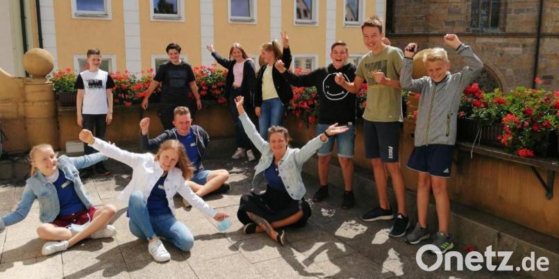 Die Teilnehmer der „Digi Fun Week“ in Amberg. Bild: Nadine Gräml, Kommunale Jugendarbeit Amberg/exb
