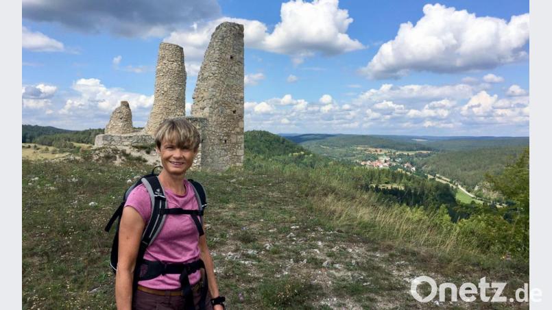Silvia Deml beim Wandern. Bild: Privat/exb