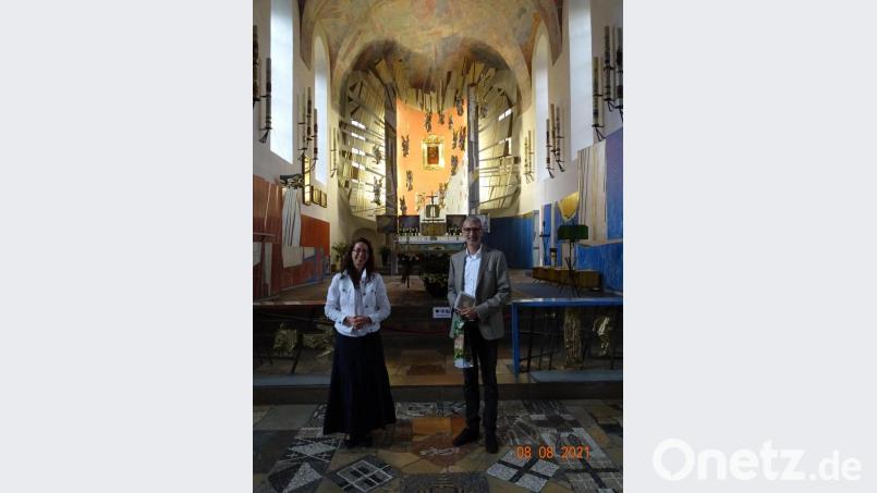 Organist Max Deml und Stefanie Jehl. Bild: Günter Jehl/exb