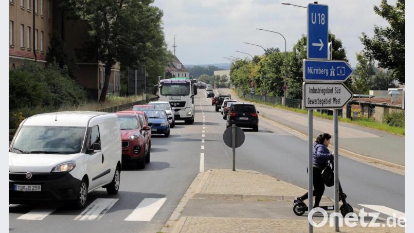Die Leopoldstraße in Amberg ist ab Montag, 30. August, entlang der ehemaligen Kaserne gesperrt. Bild: Wolfgang Steinbacher